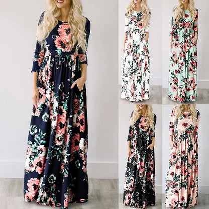 Jenna - Floral Maxi Dress