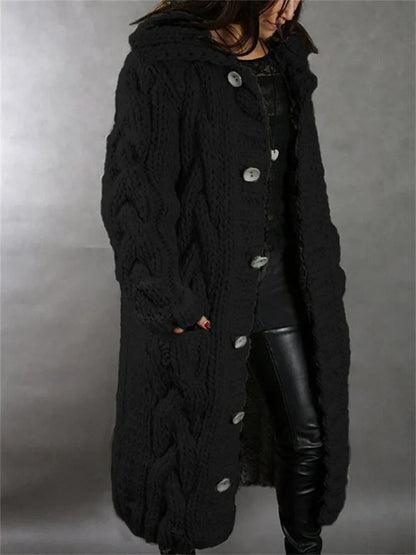 Mściwoj - Oversized Sweater with Cable Knit