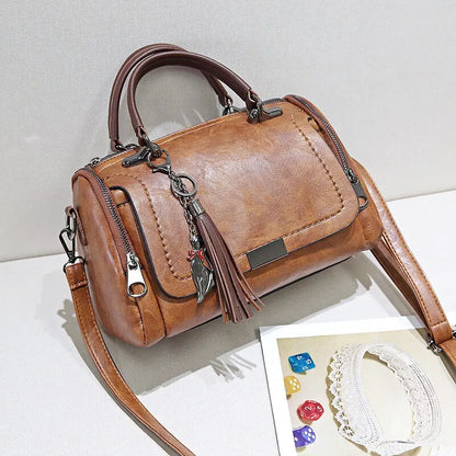 Wiesława - Leather Crossbody Bag