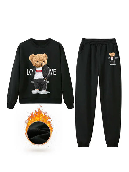 Lubogosta - Bear Print Fleece Set