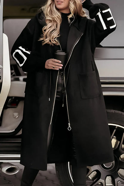 Elisa - Chic Long Hooded Coat