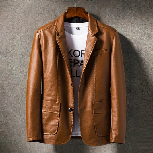 Andre - Classic Leather Jacket