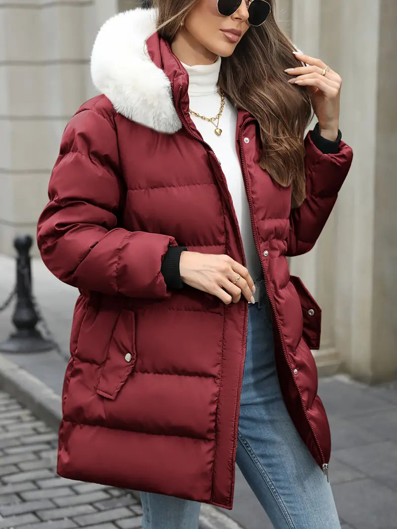 Nina - Quilted Hooded Jacket for Chilly Days