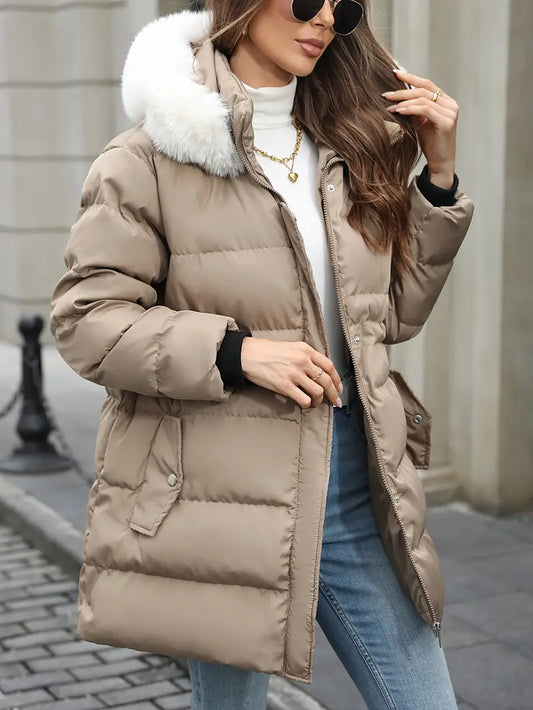 Nina - Quilted Hooded Jacket for Chilly Days
