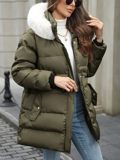 Nina - Quilted Hooded Jacket for Chilly Days