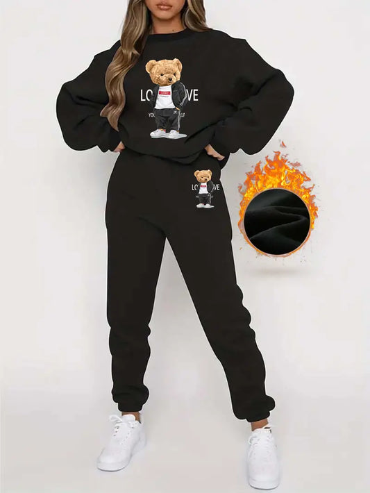 Lubogosta - Bear Print Fleece Set