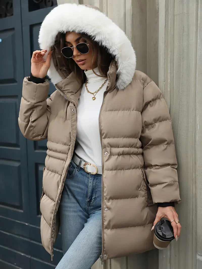 Nina - Quilted Hooded Jacket for Chilly Days