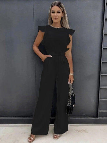 Anna - Jumpsuit with Butterfly Sleeves