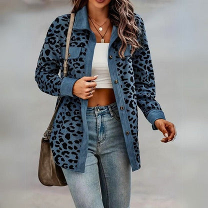 TOOSE - CHIC LEOPARD PRINT WOMEN'S JACKET