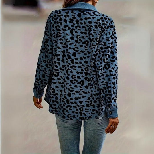 TOOSE - CHIC LEOPARD PRINT WOMEN'S JACKET