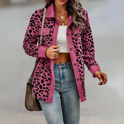 TOOSE - CHIC LEOPARD PRINT WOMEN'S JACKET