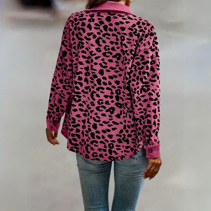 TOOSE - CHIC LEOPARD PRINT WOMEN'S JACKET