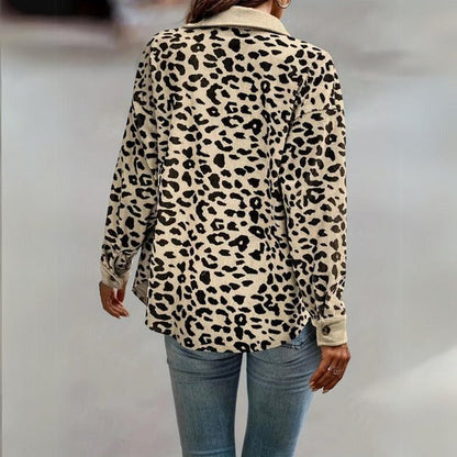 TOOSE - CHIC LEOPARD PRINT WOMEN'S JACKET