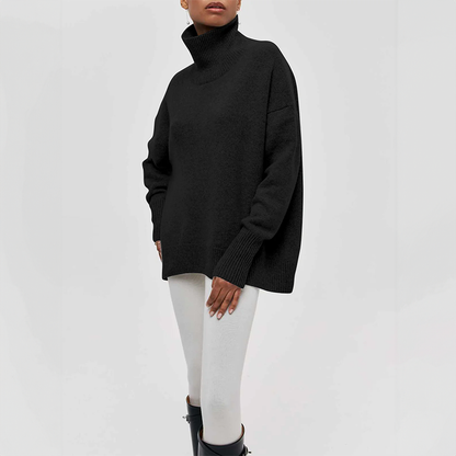 Sigrid – Loose Knit Turtleneck