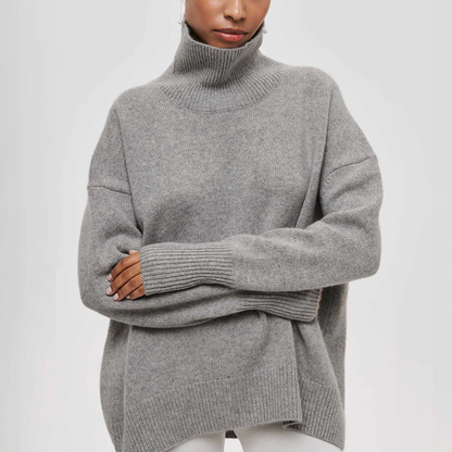 Sigrid – Loose Knit Turtleneck