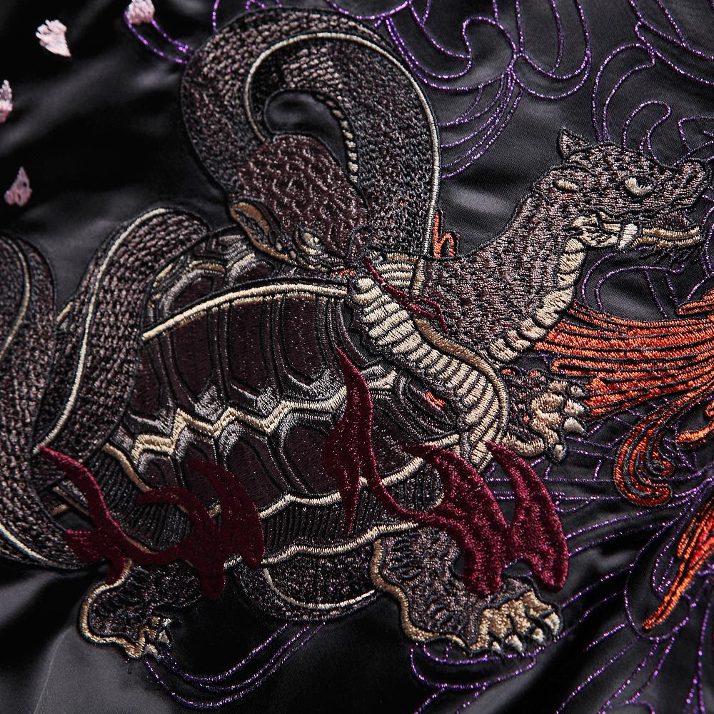 Sukajan - Four Legendary Creatures Souvenir Jacket