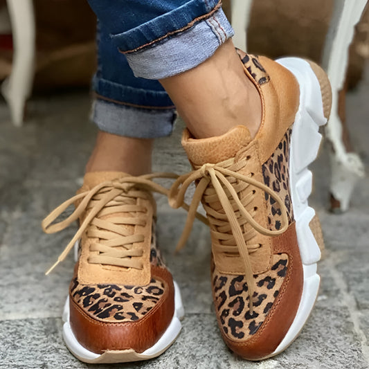 ANOUK - COMFORTBOOST LEOPARD SNEAKERS