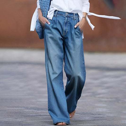 PAULA - COMFORTABLE WIDE-LEG PANTS