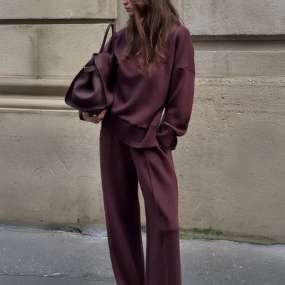 Marine - Elegant and comfortable knitwear set